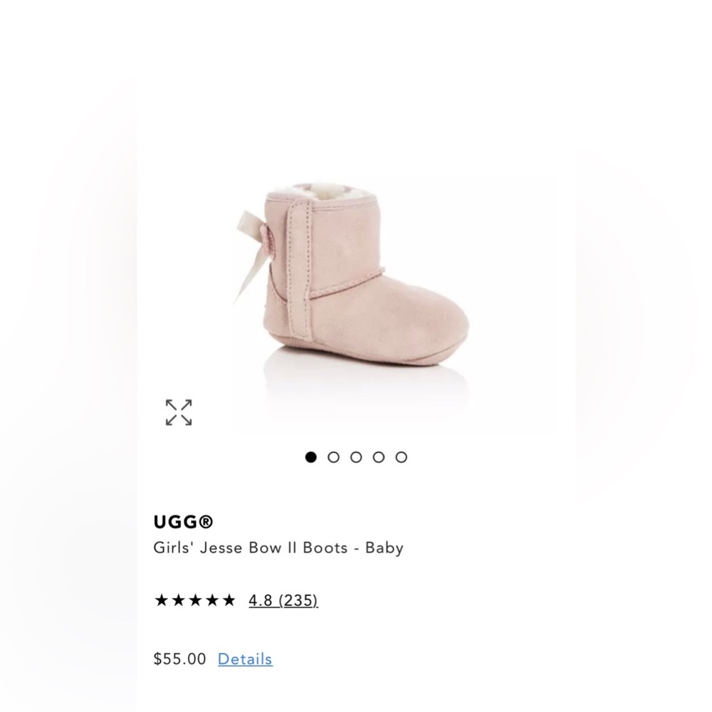 UGG Jesse Bow II Boots in Pink *NEW*